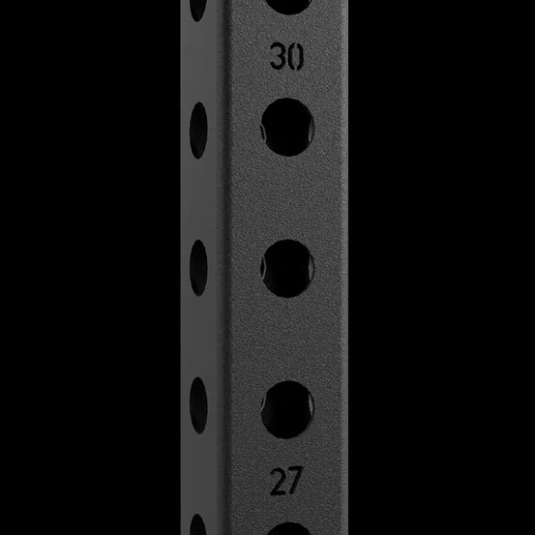 Half rack de musculation ATX série 500 de 195 cm avec barres de sécurité et crochets en J
