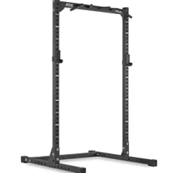 Half rack de musculation avec poste à tractions et entraînement à la barre libre capacité 400 kg - Crochets en J inclus