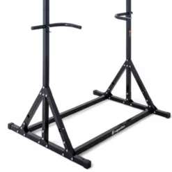 Half Rack de musculation avec poignées à dips et hauteur réglable pour Home-Gym