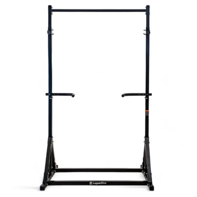 Half Rack de musculation avec poignées à dips et hauteur réglable pour Home-Gym