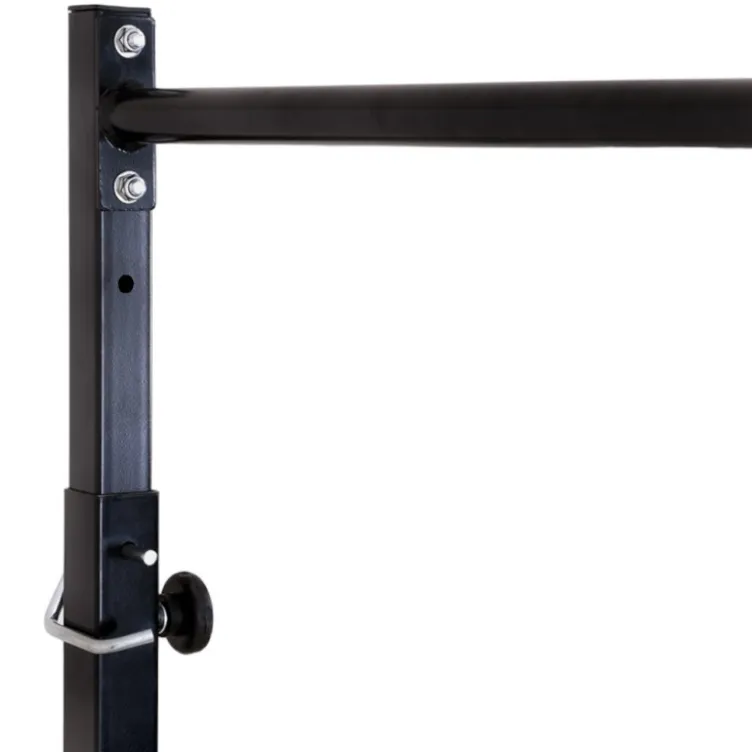 Half Rack de musculation avec poignées à dips et hauteur réglable pour Home-Gym