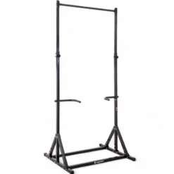 Half Rack de musculation avec poignées à dips et hauteur réglable pour Home-Gym