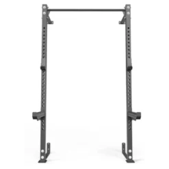 Half Rack de musculation Rig mural pour crosstraining avec crochets en J et poste à traction