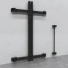 Half rack pliable à fixation murale Titanium Strength FR360 avec capacité de charge de 360 kg - Crochets en J inclus