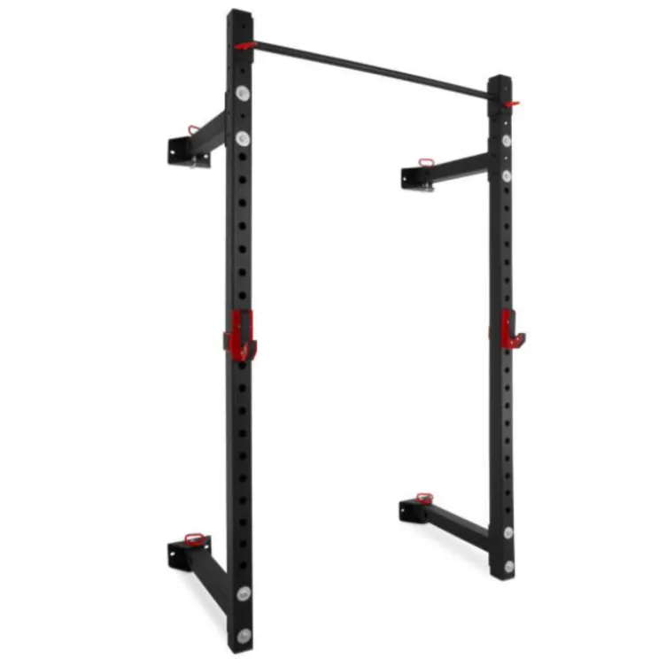 Half rack pliable à fixation murale Titanium Strength FR360 avec capacité de charge de 360 kg - Crochets en J inclus
