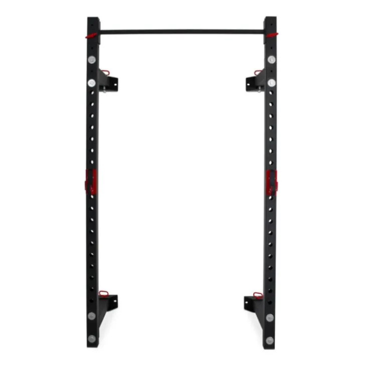Half rack pliable à fixation murale Titanium Strength FR360 avec capacité de charge de 360 kg - Crochets en J inclus