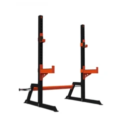 Half rack repose-barres pour entraînement à la barre libre en home-gym capacité 200 kg