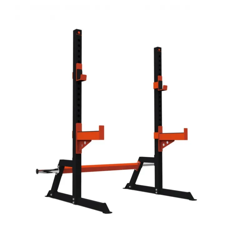 Half rack repose-barres pour entraînement à la barre libre en home-gym capacité 200 kg