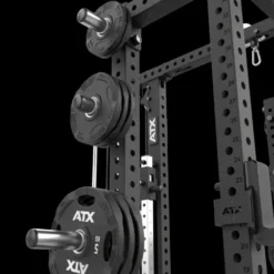 Half Rack à squat ATX avec extension de stockage et poulie à charge guidée de 125 kg pour Home Gym et Pros série 700