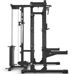 Half Rack à squat ATX avec extension de stockage et poulie à charge guidée de 125 kg pour Home Gym et Pros série 700