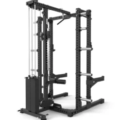 Half Rack à squat ATX avec extension de stockage et poulie à charge guidée de 125 kg pour Home Gym et Pros série 700
