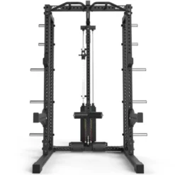 Half Rack à squat ATX avec extension de stockage et poulie à charge guidée de 125 kg pour Home Gym et Pros série 700