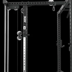 Half Rack à squat ATX avec extension de stockage et poulie à charge guidée de 125 kg pour Home Gym et Pros série 700