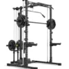 Half rack à squat ATX avec poulie à charge libre et option barre guidée pour Home Gym - Série 500