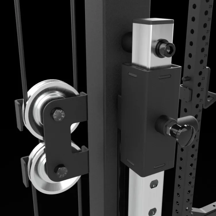 Half rack à squat ATX avec poulie à charge libre Max 200 kg - Barre de traction multigrip et accessoires inclus - Série 700