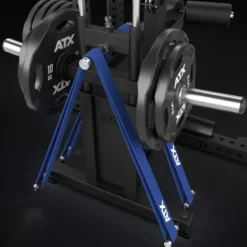 Half rack à squat ATX avec poulie à charge libre et extension de stockage pour séances de musculation complètes - Série 700