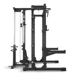 Half rack à squat ATX avec poulie à charge libre et extension de stockage pour séances de musculation complètes - Série 700