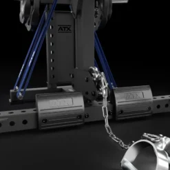 Half rack à squat ATX avec poulie à charge libre et extension de stockage pour séances de musculation complètes - Série 700