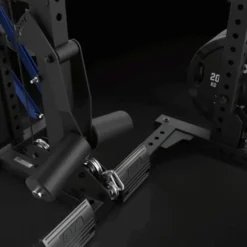 Half rack à squat ATX avec poulie à charge libre et extension de stockage pour séances de musculation complètes - Série 700