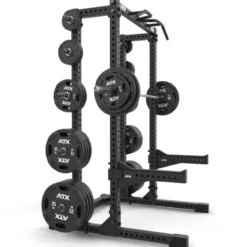 Half rack à squat ATX Série 700 avec extension de stockage pour disques de poids - 10 supports de rangement intégrés