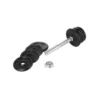 Haltère avec poids total de 15 kg polyvalent pour training des biceps