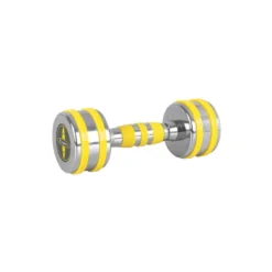 Haltère de musculation en acier chromé 1 kg à 14 kg avec poignée ergonomique