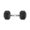 Haltère de musculation hexagonal à l'unité 8 kg avec poignée moletée