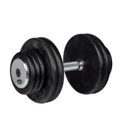 Haltère de musculation à l'unité de 5 kg à 50 kg avec revêtement chromé