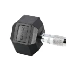 Haltère de musculation à l'unité 10 kg de forme hexagonale pour entraînement complet