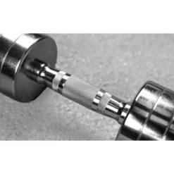 Haltères de musculation chromés de 1 kg à 10 kg pour entraînement complet en home-gym