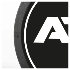 Haltères de musculation design ATX de 2,5 à 60 kg conception en acier caoutchouté avec poignée à moletage médium