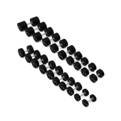 Haltères de musculation en acier et polyuréthane de 2,5 à 50 kg