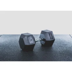 Haltères hexagonaux avec poignée antidérapante 1 à 60 kg - haute qualité