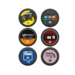 Haltères professionnels ATX avec logo personnalisable de 2,5 à 60 kg
