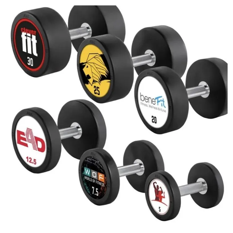 Haltères professionnels ATX avec logo personnalisable de 2,5 à 60 kg