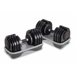 Haltères réglables 2 à 36 kg avec support de rangement MA36 Titanium Strength -