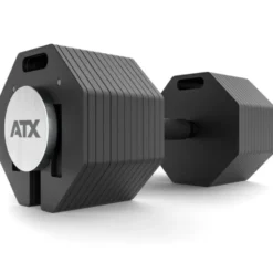 Haltères réglables Octa Dumbbell 2 x 53 kg ATX - Système modulaire pro évolutif jusqu’à 65 kg