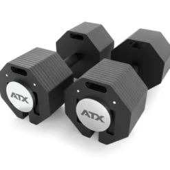 Haltères réglables Octa Dumbbell 2 x 53 kg ATX - Système modulaire pro évolutif jusqu’à 65 kg