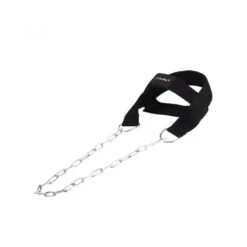 Harnais de tête en nylon pour renforcer les muscles du cou et de la nuque - Chaîne en acier ultra robuste
