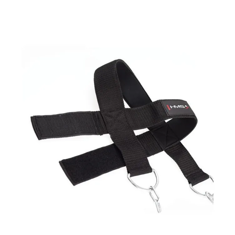 Harnais de tête en nylon pour renforcer les muscles du cou et de la nuque - Chaîne en acier ultra robuste