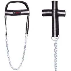 Harnais de tête pour musculation avec rembourrage et fermeture velcro