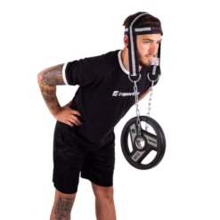 Harnais de tête pour musculation avec rembourrage et fermeture velcro