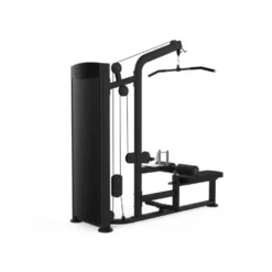 High pulley et rowing station de musculation à charge guidée pour le renforcement des muscles du haut du corps - Titanium BS-S6