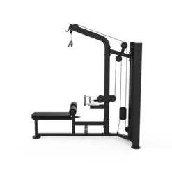 High pulley et rowing station de musculation à charge guidée pour le renforcement des muscles du haut du corps - Titanium BS-S6
