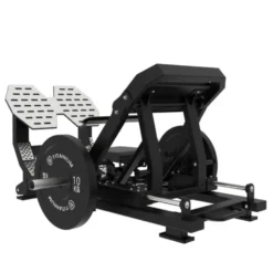 Hip thrust compacte Titanium Élite Séries à charge libre pour pros du sport à capacité de 300 kg - Siège multi-réglable EL-PL37