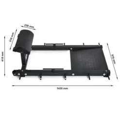 Hip Thruster ATX pour entraînement intense des fessiers avec roues de transport - Capacité de charge 250 kg