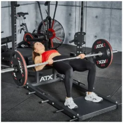 Hip Thruster ATX pour entraînement intense des fessiers avec roues de transport - Capacité de charge 250 kg