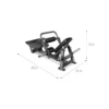 Hip thruster machine multi-réglable à charge libre - Capacité de charge de 300 kg