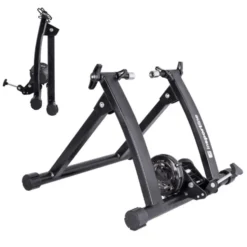Home Trainer Cabaleira pliable en métal de haute qualité avec frein magnétique - Fixation à dégagement rapide