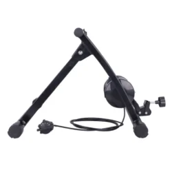 Home Trainer magnétique Gibello avec 6 modes de résistance pour vélo de route avec roues de 26 à 28 pouces - Format compact